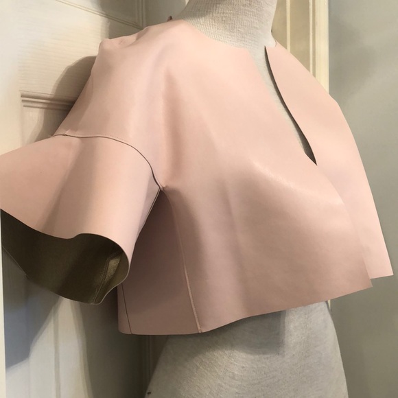 Chelsea & Violet Reversible Gold/Pink Bolero - Picture 3 of 8